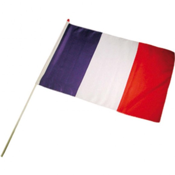 Drapeau avec hampe France - Sopadec - Décoration Emballage Fête à Nevers