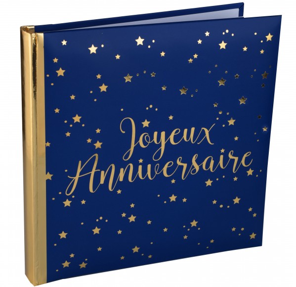 Livre d'or Joyeux Anniversaire Rose Gold, deco anniversaire - Badaboum